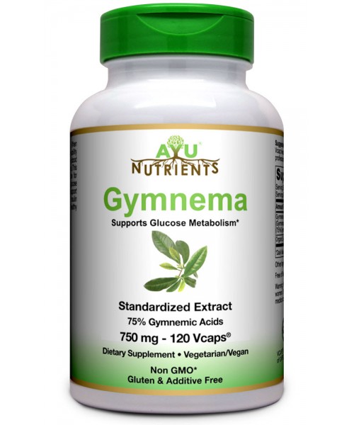 Gymnema Extract(75% Gymnemic Acids) 750 mg - 120 Vegetarian Capsules